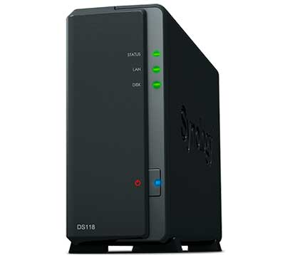 Synology DS118 - NAS de 1 baia para HDD SATA