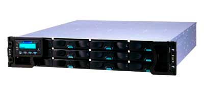 Infotrend EonStor DS S12F-G1440 com 12 slots.