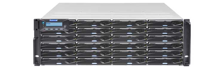 SAN Storage ESDS 3024S, 24 Baias, iSCSI/FC/SAS HDD/SATA