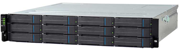 NAS Storage GS 1012 Gen2 com 12 Baias