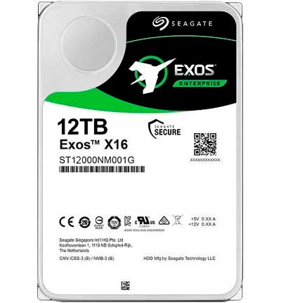 Seagate Exos X16 Enterprise SATA HDD - ST12000NM001G