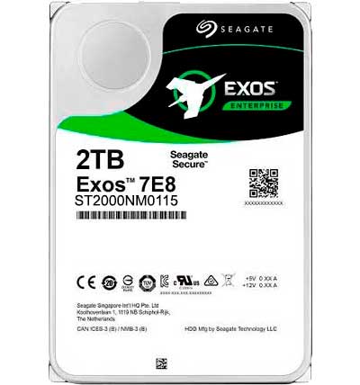 Seagate Exos 7E8 ST2000NM0115 7200rpm SATA HDD