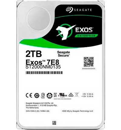 Seagate Exos 7E8 SATA - HD Enterprise ST2000NM0135