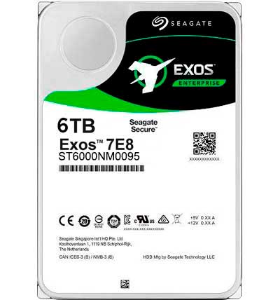 Seagate Exos 7E8 7200 rpm SATA HDD