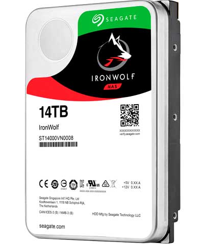 Seagate IronWolf NAS SATA HDD ST14000VN0008