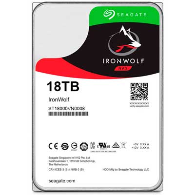 Seagate IronWolf ST18000VN0008 - HD Interno SATA 7200rpm