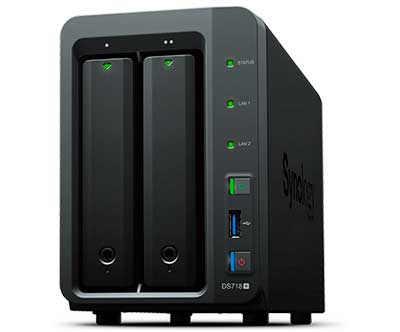 Synology DS718+ NAS 2 Baias SATA/SSD