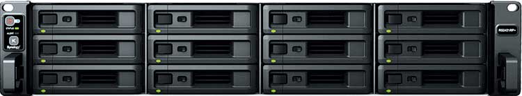 Synology RS2421RP+ NAS Rack 2U com 12 Baias para SATA/SSD