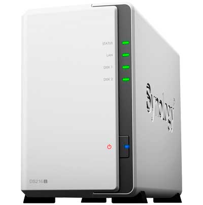 Synology DS216j - NAS de 2 Baias para Armazenamento em Rede