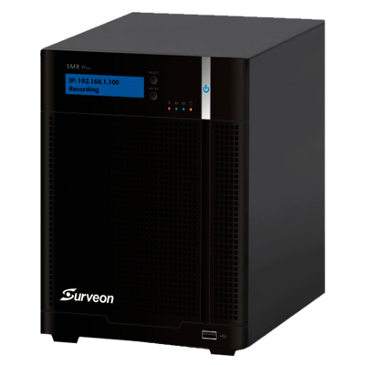 NVR Surveon SMR5020 - 20 Canais, 5 Baias