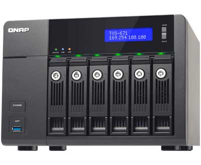 Qnap TVS-671 - NAS de 6 baias SATA