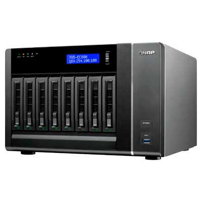 QNAP TVS-EC880: NAS de 8 Baias SATA