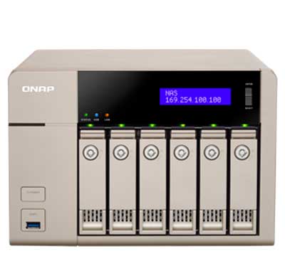 Qnap TVS-663 - NAS de 6 baias SATA para armazenamento eficiente