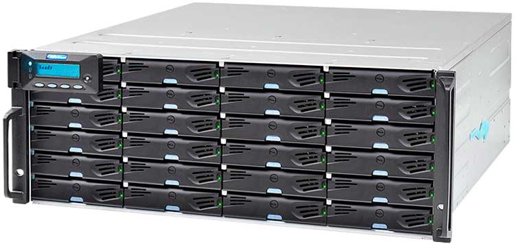 Infotrend ESDS 3024G - 24 Bay SAS Storage com iSCSI/FC/SAS