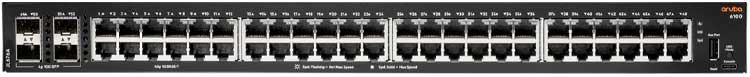 Switch Aruba JL676A - 48 portas LAN CX 6100 com 4 SFP+