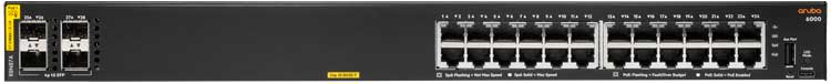 Switch Aruba R8N87A 24 portas LAN PoE CX6000 HPE