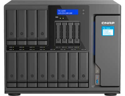 Qnap TS-1655 - NAS Híbrido 16 Baias para HDD SATA e NVMe