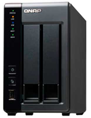 Qnap TS-219P-II NAS para 2 Discos SATA