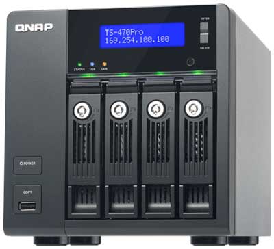 Qnap TS-470 Pro - NAS com 4 baias SATA