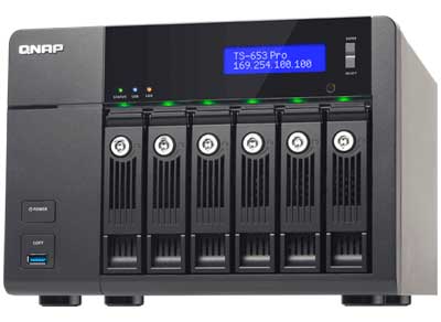 Qnap TS-653 Pro - NAS com 6 Baias