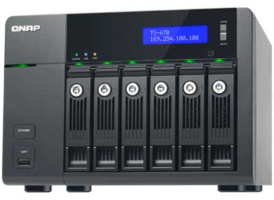 Qnap TS-670 - NAS de 6 baias SATA