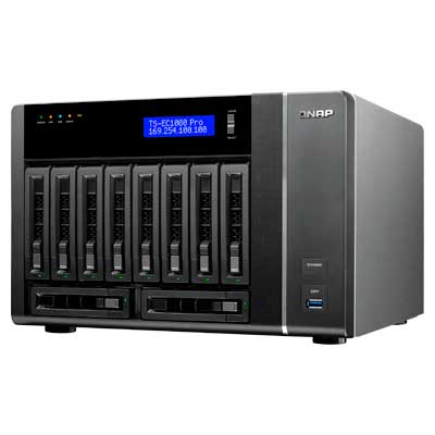 Qnap TS-EC1080-PRO NAS para 10 HDDs/SSDs