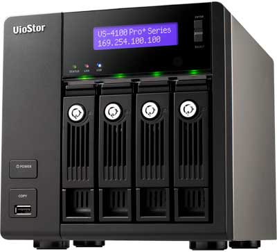 NVR QNAP VioStor VS-4108 PRO+ para 8 câmeras