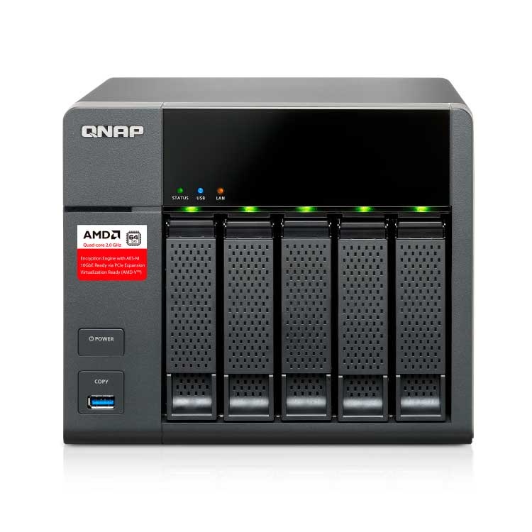 TS-563 Qnap - NAS 5-bay para HDD/SSD SATA